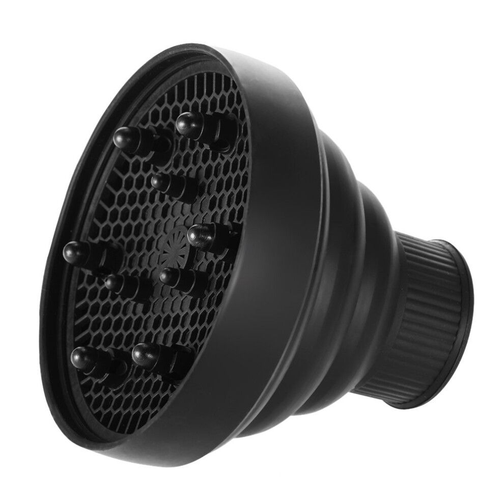 Hair Dryer Diffuser Silicone Foldable Universal Attachment for Curly Hair Fast Gentle Drying