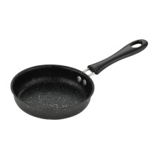Mini NonStick Frying Pan 12cm Stainless Steel Flat Bottom Omelette Skillet for Home Cooking