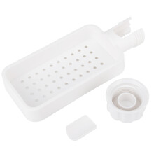 Innovativ bestikholder, multifunktionel afdrypningsbakke til hurtig tørring, ergonomisk designet for nem adgang, pladsbesparende vaskehylde, holder