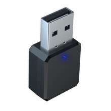 Vezeték nélküli Bluetooth adapter beépített mikrofonnal, egyszerű párosítás autós USB és AUX csatlakozásokhoz