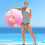 Ziloco 15.75" Confetti Glitters Inflatable Clear Beach Toy Ball 6