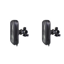 Support de téléphone pour rétroviseur de vélo/moto, fixation sur guidon (lot de 2)