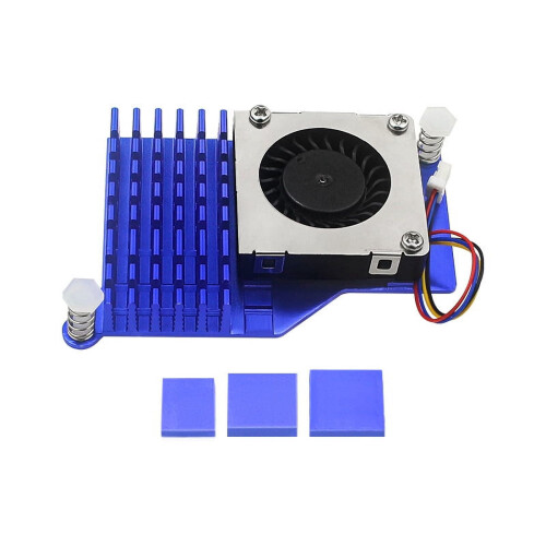 Geschikt voor Raspberry Pi 5 aluminium koelblok ventilator 1