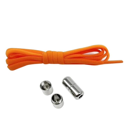 Intelligenter Schnürsenkel mit Verschlussmechanismus, orange, Einheitsgröße