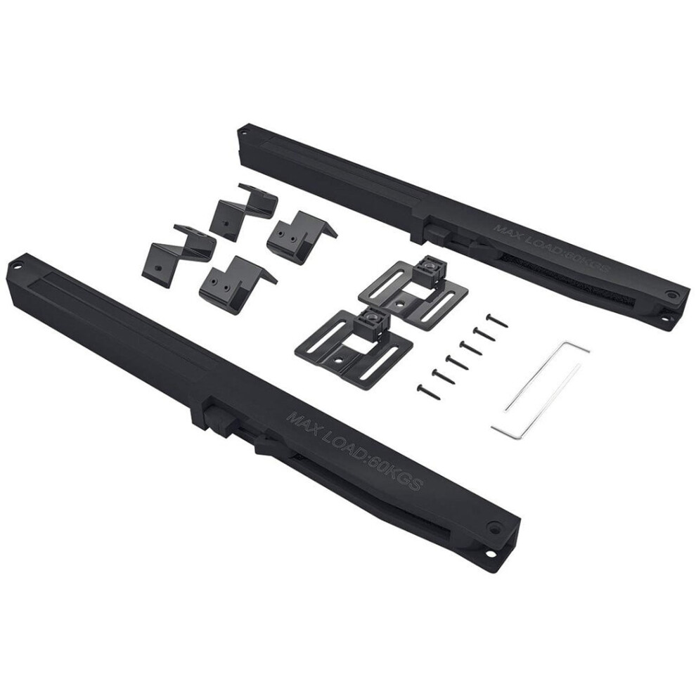 2Pcs Barn Door Soft Close Mechanism Spring Buffer Damper Upgraded Hole-Free Version Sliding Barn Door Hardware Black 9164030451131