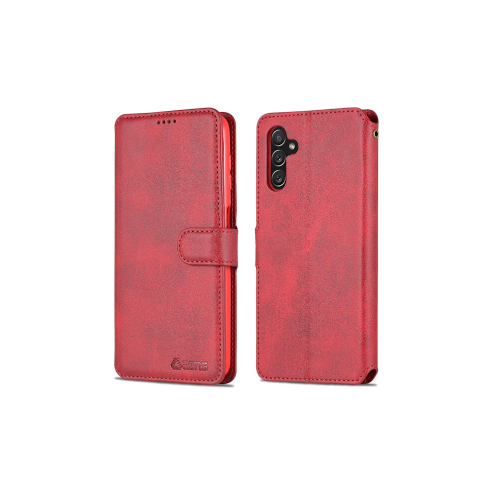 Smooth Yazunshi Wallet Case - Compatible With Samsung Galaxy A13 5G Red 9164030450578
