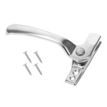 Kit de remplacement de verrou de poignée de fenêtre en vinyle pour porte d'entrée anti-tempête, moustiquaire en alliage d'aluminium pour enfant