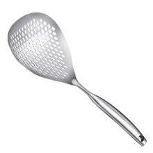 Stück Edelstahl-Filterlöffel, Nudelsieb, Küchenhelfer (Silber)