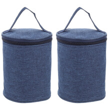 Bolsa térmica portátil para almoço, com compartimento para sopa, isolamento térmico, ideal para carro, camping e para levar o café da manhã (2