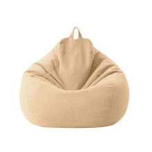 HESHENG 1 Stück Klassischer Sofa-Sessel-Lazy-Lounger-Sitzsackbezug für Zuhause, Garten, Lounge, Wohnzimmer (Füllung nicht enthalten)