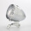 Lampe frontale de vélo 3 LED 2 modes, lampe de poche vintage 5