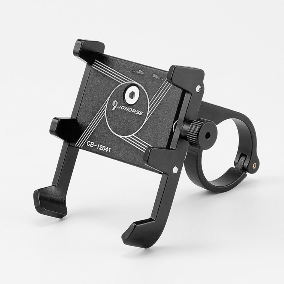 Bicycle Phone Holder Compatible With Mountain & Electric Bikes, Shockproof For Navigation & Takeaway Riding Red/Black/Silver 9164030706231