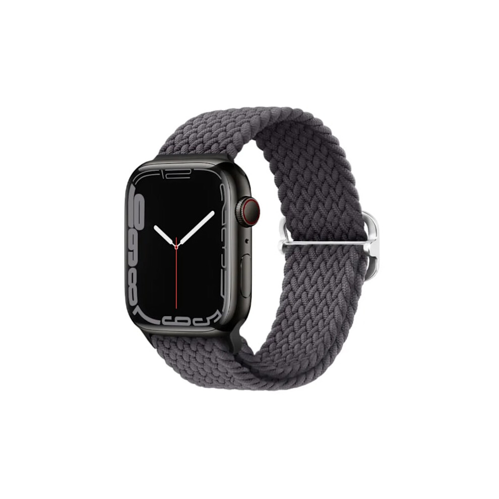 Elastic Bracelet Woven Compatible With Apple Watchwith Apple Watch 38Mm/40Mm/41Mm - Grey 9164030706675