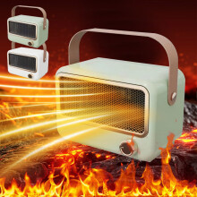 Calefactor portátil de escritorio Jacenvly de 1000 W para el hogar, la oficina, el dormitorio y el baño - Compatible con fuentes de alimentación