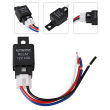 SPST Cable Car Relay Cable Car Relay 12V 1pc 4 Pin 40A Cable Car Relay For Car Alarms HID Headlights 1*Car Relay