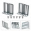 Universal 2 Din Car Radio Installation Kit Mp5 Mounting Accessory Holder Support 3
