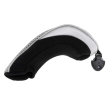 Golf Hybrid UT Club Head Cover Headcover & Adjustable Number Tag 5 7 , Durable & Portable , Gray, 20cm