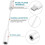 (2 pezzi) Adattatore da USB-C a AUX 3,5 mm compatibile con cuffie Samsung 4