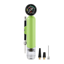 Mini Basketball Pump with Gauge, Portable Air Inflator Kit for Sports Balls - Compatible with Standard Needles
