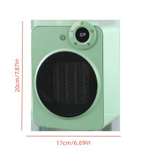 Fan for Bedroom Multifunctional Electric Heater Intelligent Remote Control Heater Small Household Silent Cold And Warm Purpose Fan Hot Fan