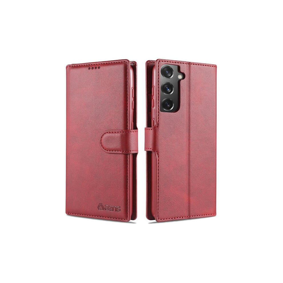 Compatible With Samsung Galaxy S21 Plus - Yazunshi Wallet Case Red 9164030707023