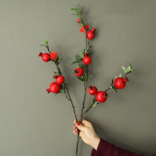 Bouquet Bláthanna Saorga Rós Torthaí Pomegranate Caora YiFudd Maisiúcháin Baile Gairdín