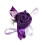 Künstliches Armband mit Brautblumen, lila 4