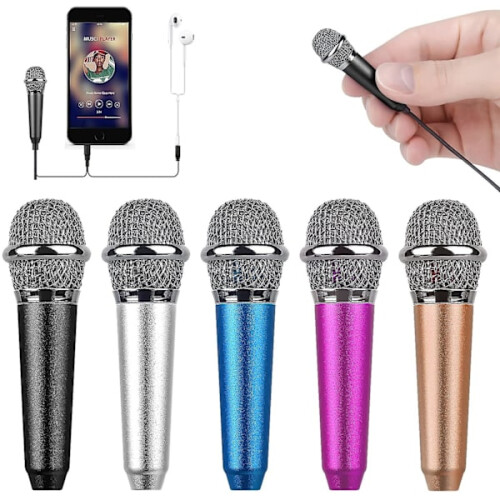 Mini portable vocal/instrument microphone - COLOR: black