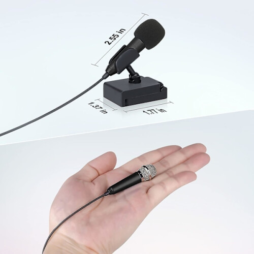 Mini portable vocal/instrument microphone - COLOR: black 1