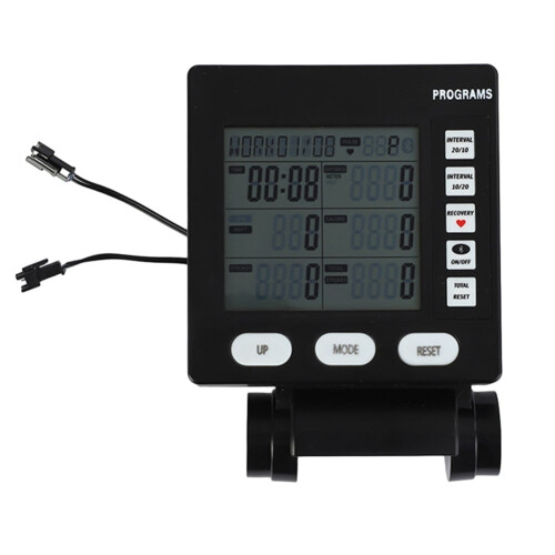 BESHOM Multifunction Rowing Machine Counter Speedometer LCD Display Counter Monitor
