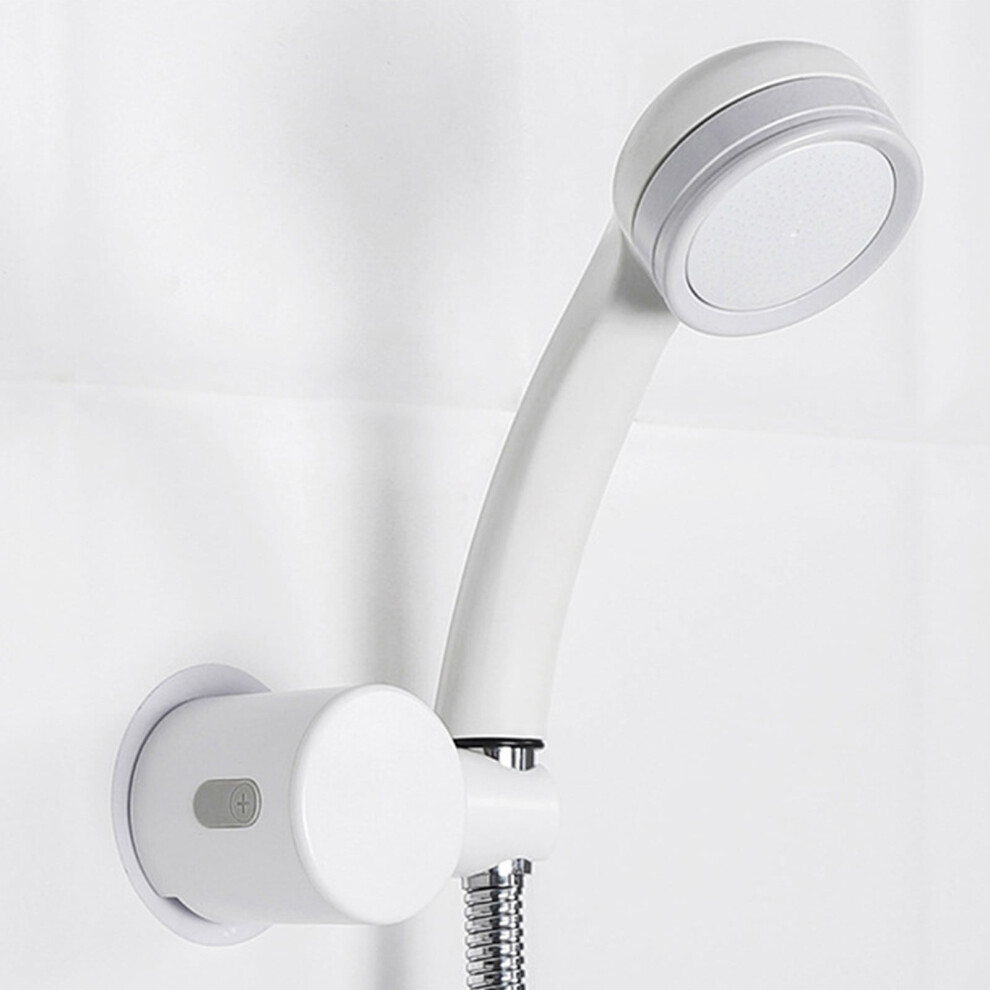 Universal Shower Bracket Holder, Adjustable Angle, Nozzle Compatible With Hand Held Shower Head, Stable Adsorption Hole-Free Base 9164030847705