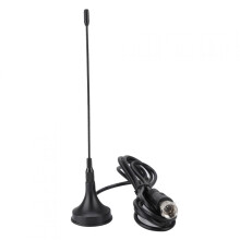 Antena de Ventosa Antena de TV inalámbrica Antena de TV Interior1,5m F12cm Varilla DVB-T