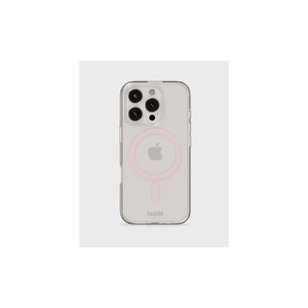 Held Compatible With Iphone 16 Mobile Case Magsafe /Transparent Pink 9164030847620