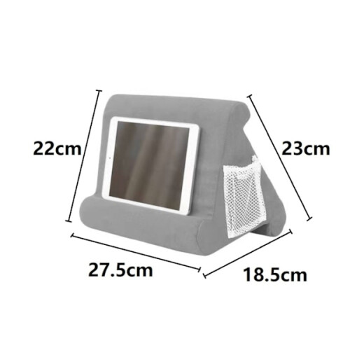 Suporte macio para tablet compatível com iPad, suporte multiângulo para celular, suporte de joelho para celular, rosa. 2