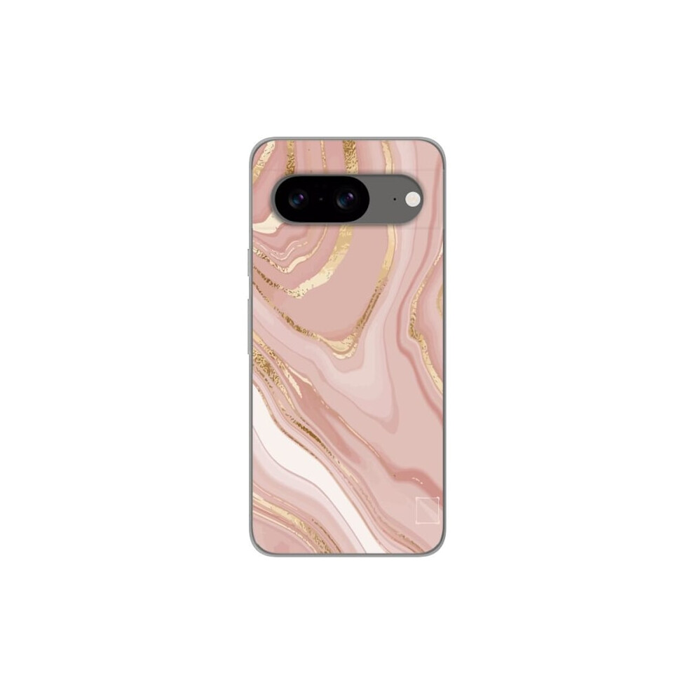 Google Pixel 8 Transparent Case Light Marble Pink 9164030847255