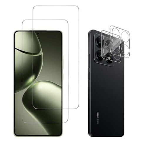 Σκληρυμένο γυαλί - Phonillico - συμβατό με Xiaomi14T - Pack2 - Προστατευτικό οθόνης - Camelia Protection