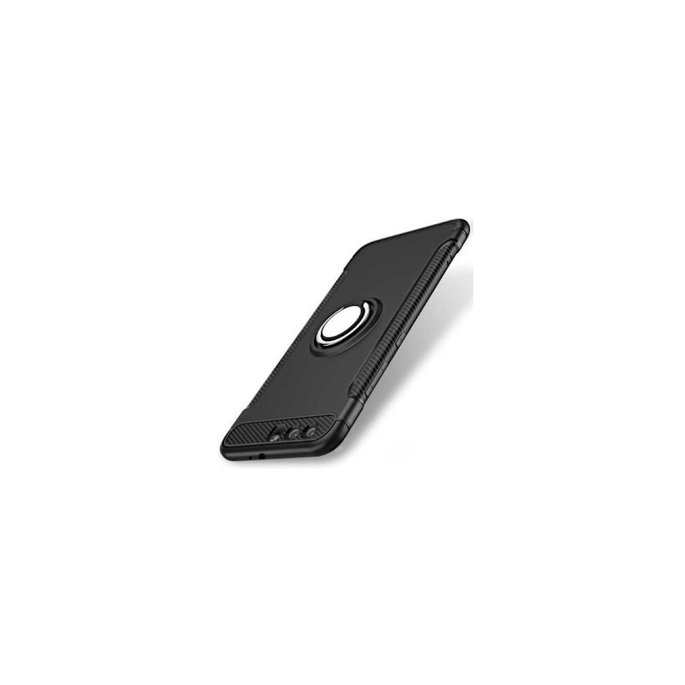 Honor 9 Practical Shockproof Case With Ring Holder V2 Black 9164030847132