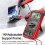DT9205ADigital Multimeter Transistor Tester CapacitorRMSTester Capacitance Meter 4