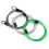 HESITONE 100cm x 2mm Cycling Sport Security Loop Cable Lock Bikes Bicycle Scooter U-Lock 6