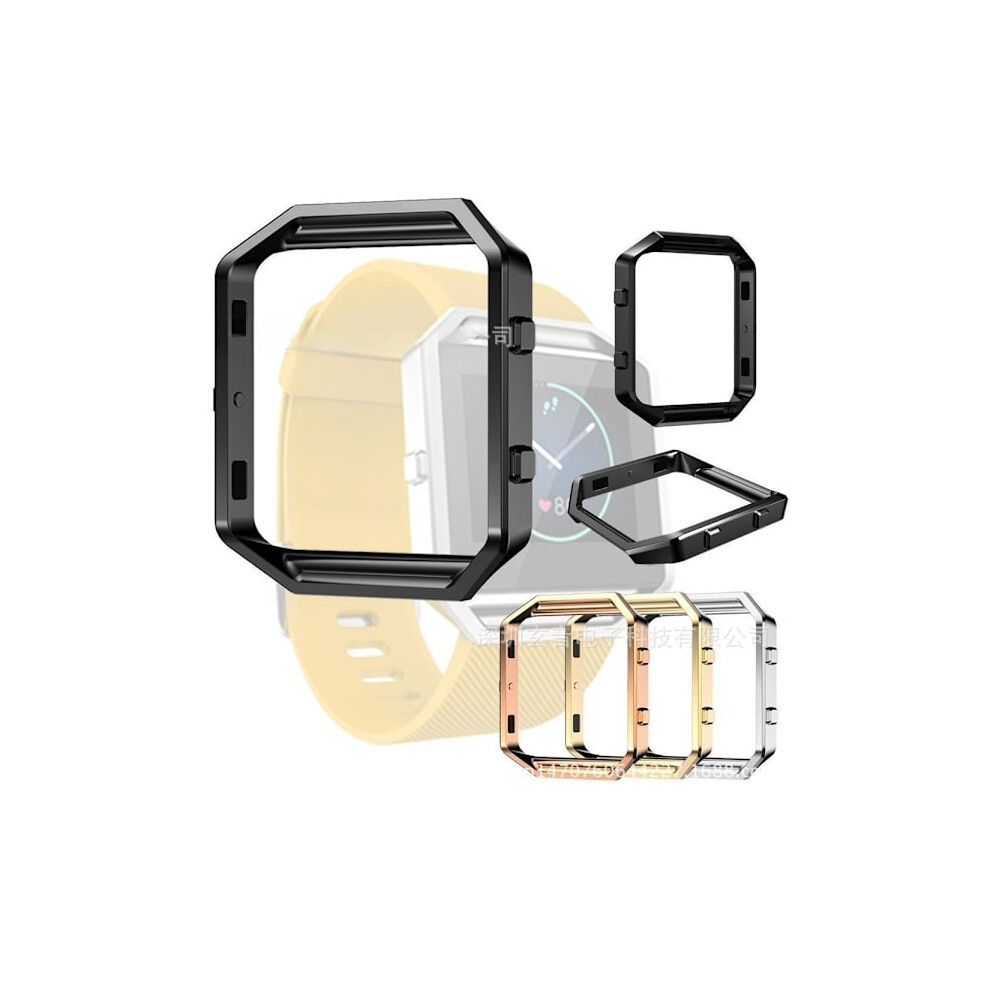 Compatible With Fitbit Blaze Metal Capsule Frame With Comfortable 316 Steel Bracelet, 1:1 Ori Rose Gold 9164030847446