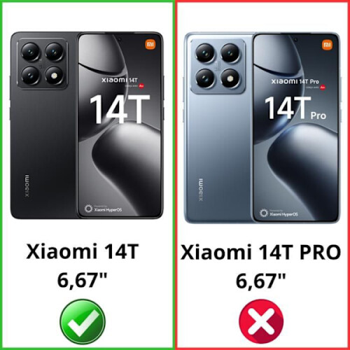 Σκληρυμένο γυαλί - Phonillico - συμβατό με Xiaomi14T - Pack2 - Προστατευτικό οθόνης - Camelia Protection 1