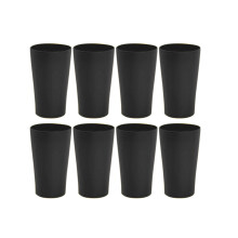 8-Piece Indestructible Straw Cup Set, Light Pattern Reusable Water Cups - Compatible with Family Party, Outdoor Use & Christmas Clearance