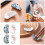 4 τεμάχια Vintage Chopstick Rest Home Decor Ιαπωνικό Κουτάλι Στολίδι Κεραμικό 5