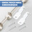 4 Sets Curtain Rod Bracket Curtain Hardware Brackets Wall Single Curtain Rod Bracket 4