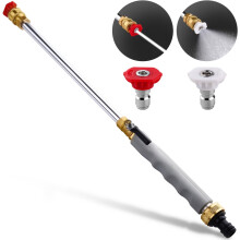 2024 Upgraded Jet Nozzle Power Washer for Garden Hose, Includes 2 High-Pressure Nozzles and Quick Connectors | Hydro Jet High Pressure Washer Tools