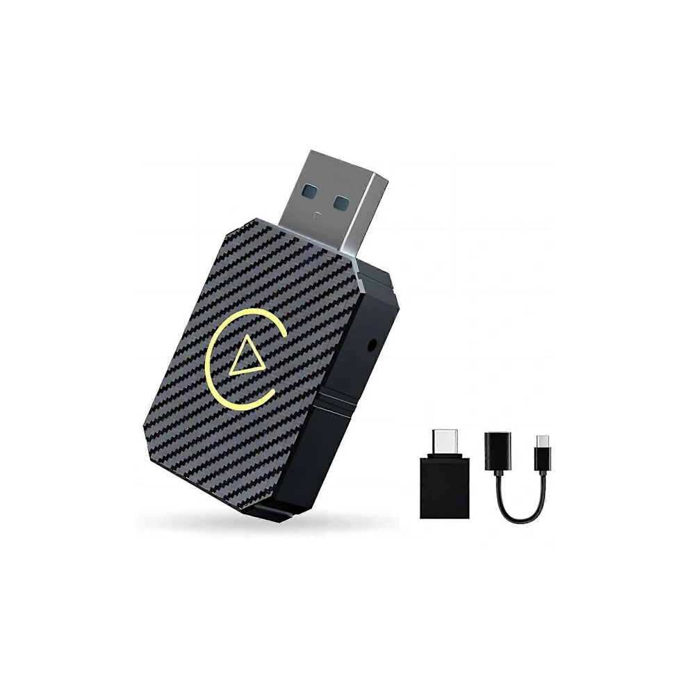 Wireless Carplay Adapter 2024 Upgraded, Wireless Carplay Dongle, Converts Wired Carplay To Wireless, Plug And Play Carplay Wireless Adapter Silver 9164030008489
