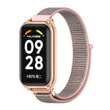 Armband kompatibelt med Xiaomi Smart Band8 9Active, Klockarmband Ersättningstillbehör Rosa