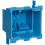 Sessons BH234R SuperBlue Hard Shell Double Gang Old Work Box 1