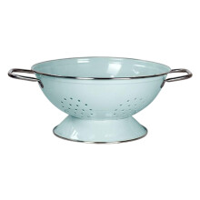 Franse Retro Fruit Drainage Kom Fruit Gerechten Wielofunkcyjne Zelflozende z Large Green