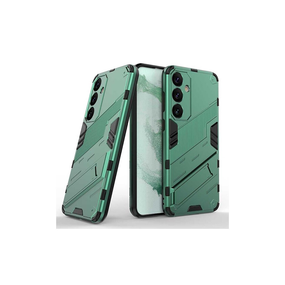 Compatible With Samsung S24 Shockproof Case With Kickstand Thinarmor V2 - Green 9164030008687
